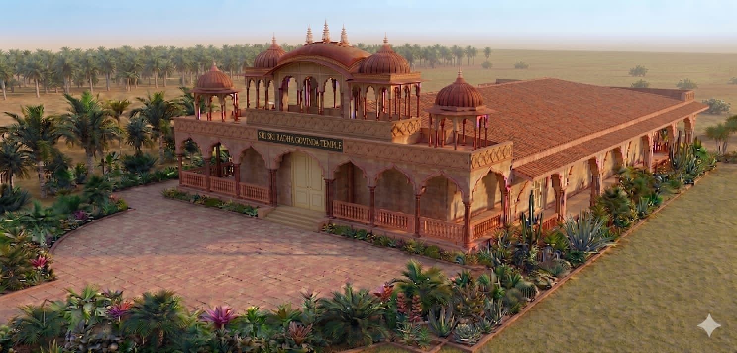 ISKCON Bhopal BYC Temple exterior